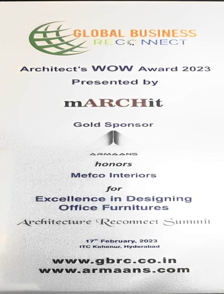 mefo interiors Award 1